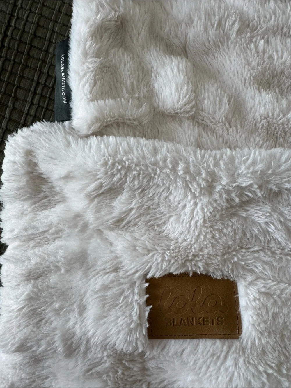 Lola Blanket - Large 60”x72” Ivory | Plush & Cozy
